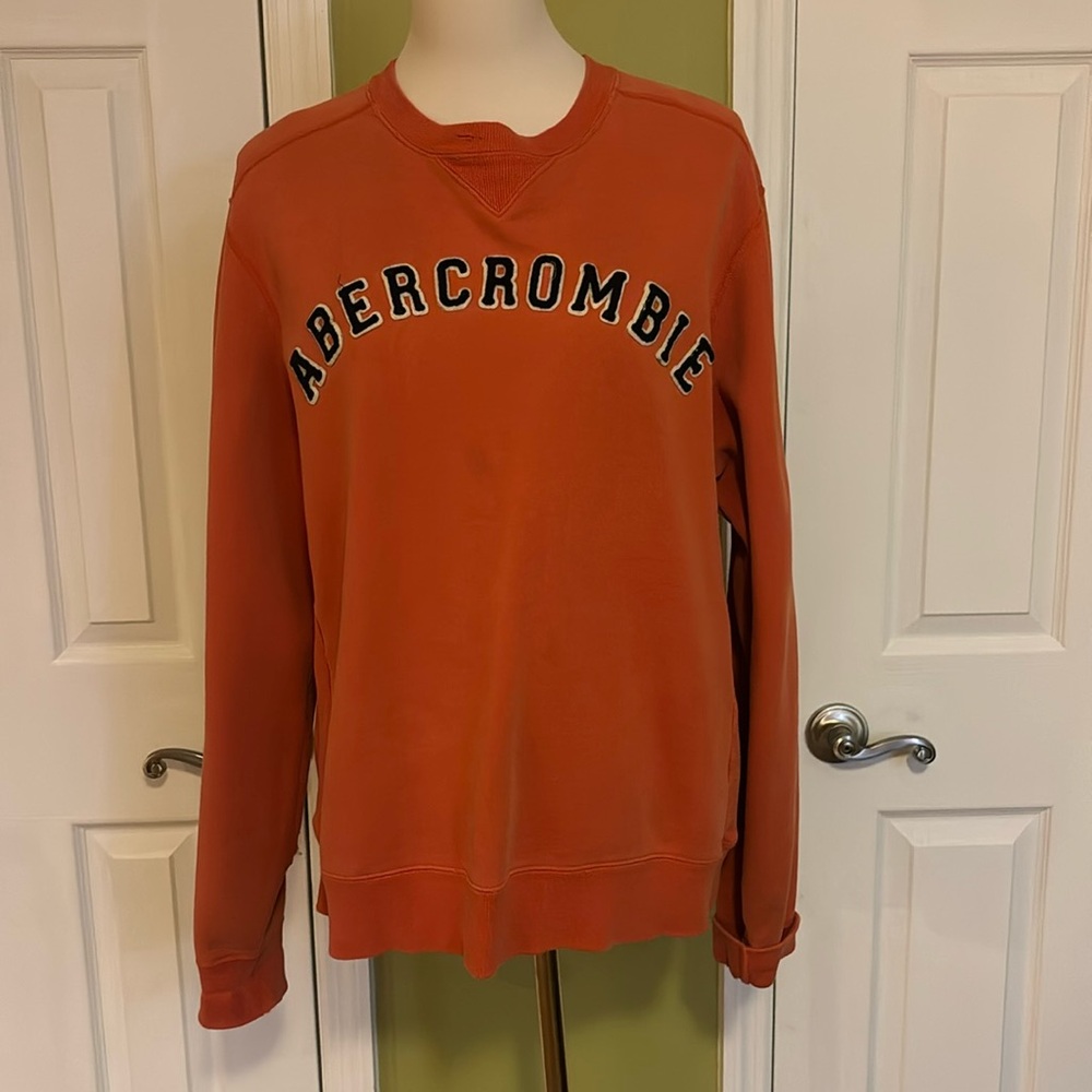 Vintage Orange Abercrombie Sweatshirt Small